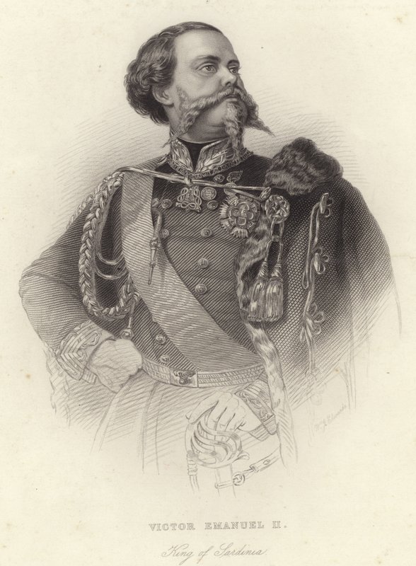 撒丁岛的Victor Emmanuel II 作者 英语学校