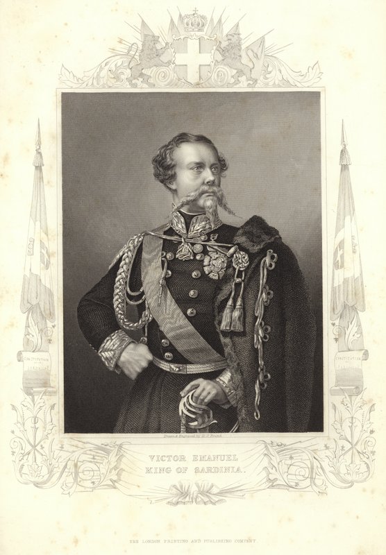 撒丁岛的Victor Emmanuel II 作者 英语学校