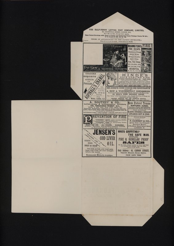维多利亚半便士邮政文具（石版画） 作者 英语学校