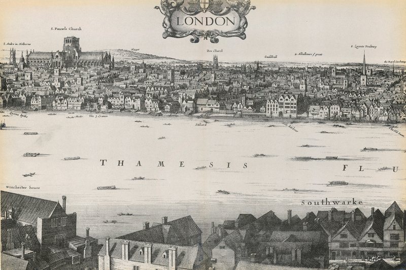 1647年Wenceslaus Hollar的伦敦景观 作者 英语学校