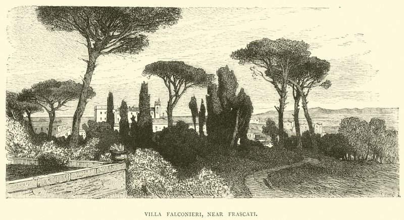 Villa Falconieri，靠近弗拉斯卡蒂 作者 英语学校