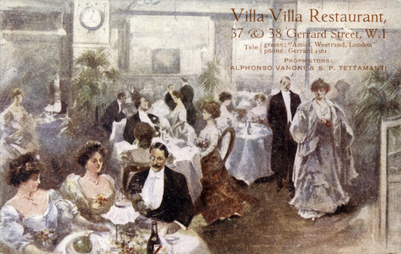 Villa Villa Restaurant，37-38 Gerrard Street，London W1 作者 英语学校