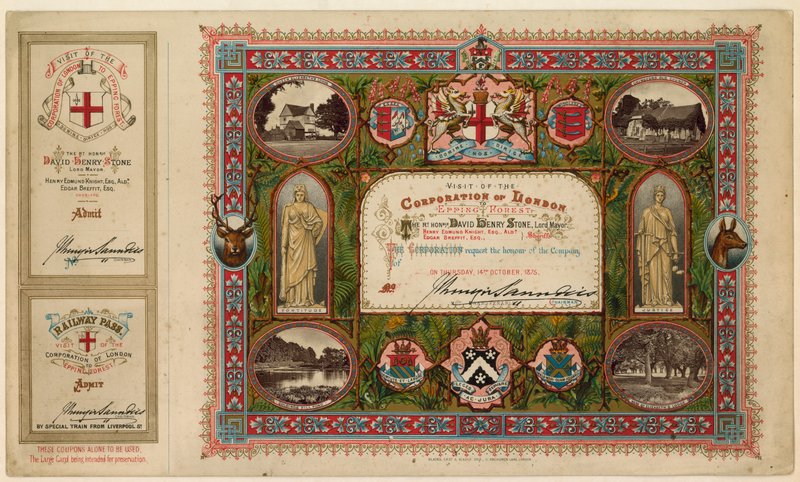 1875年伦敦公司参观埃平森林 作者 英语学校