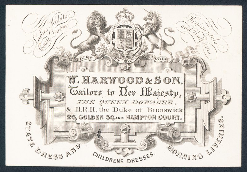 W Harwood＆Son，裁缝，外贸卡 作者 英语学校