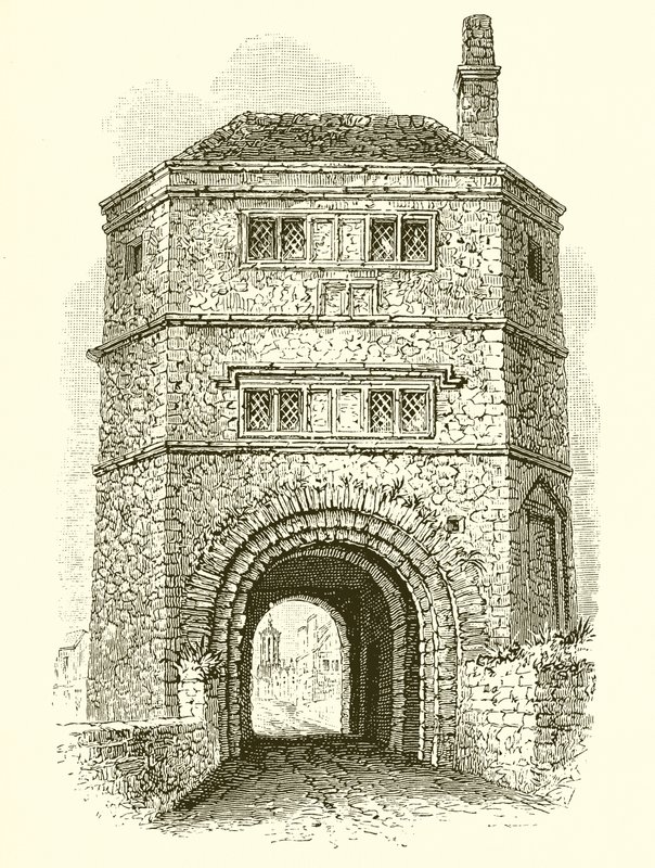 Hythe Bridge上的Watch-Tower，称为Friar Bacons Study 作者 英语学校