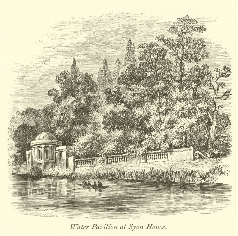 Syon House的水亭 作者 英语学校
