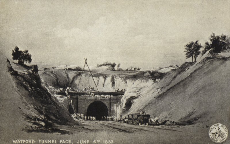 沃特福德隧道面，1837年6月6日 作者 英语学校