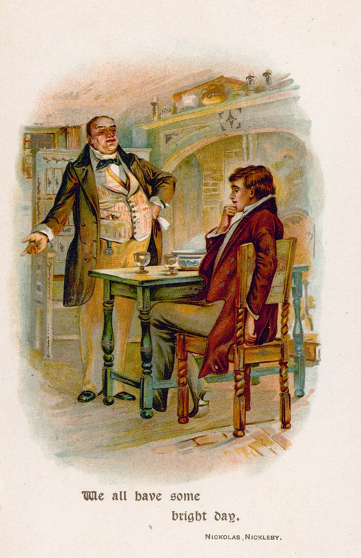 我们都有一些美好的一天。 Nicolas Nickleby 作者 英语学校