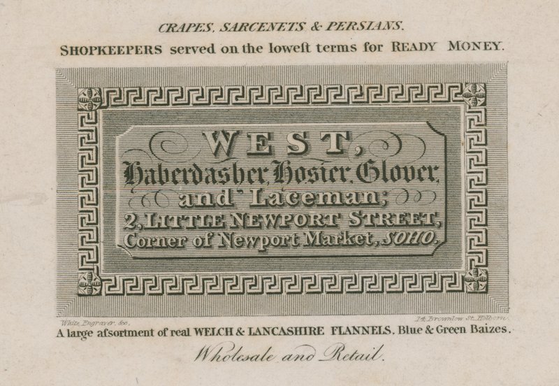 West，haberdasher，hosier，glover and laceman 作者 英语学校