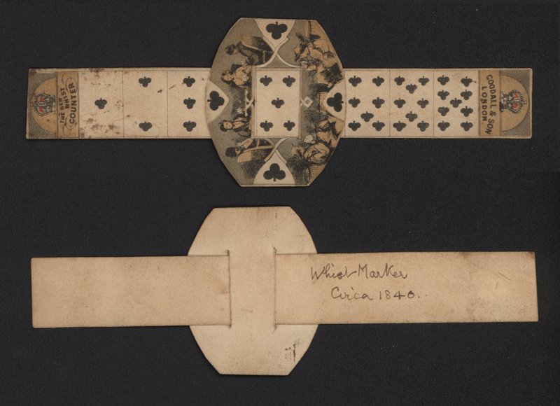 惠斯特计数器，c1840（彩色雕刻） 作者 英语学校