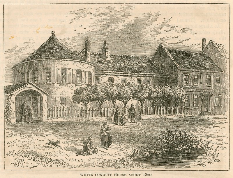 White Conduit House，伦敦，Pentonville，约1820年 作者 英语学校