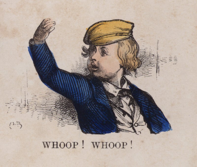 Whoop! Whoop! (coloured engraving) 作者 英语学校