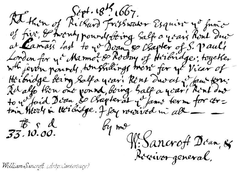 William Sancroft，（Arbp：坎特伯雷） 作者 英语学校