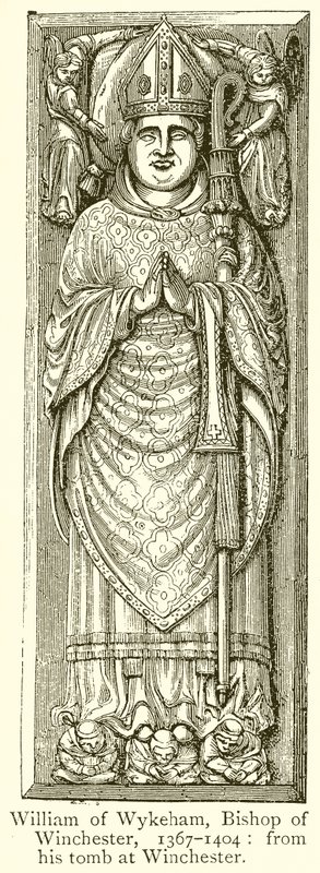 温彻斯特主教威克姆，1367-1404 作者 英语学校