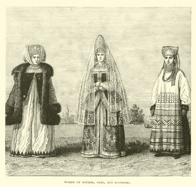 Koursk，Orel和Kostroma的女性 作者 英语学校