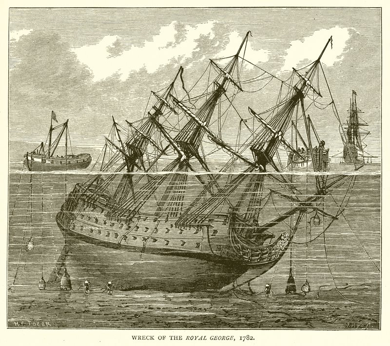 1782年皇家乔治的残骸 作者 英语学校
