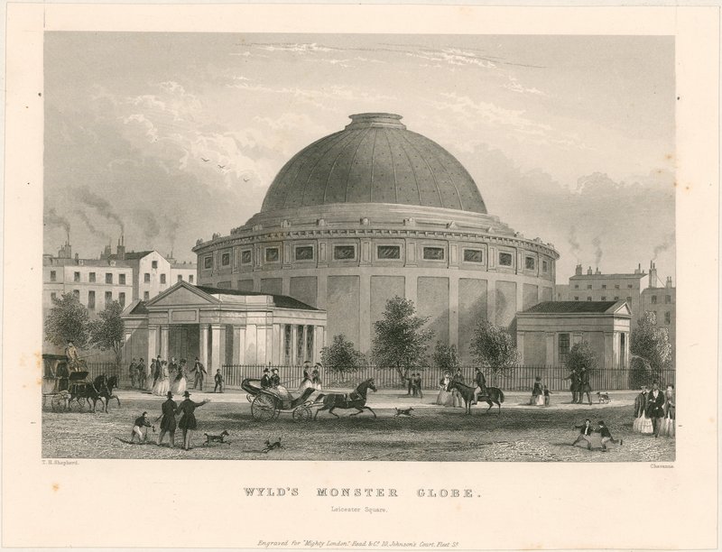Wylds Monster Globe，莱斯特广场 作者 英语学校