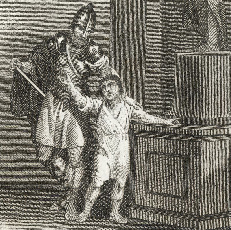 年轻的汉尼拔向罗马人宣誓效忠（雕刻） 作者 英语学校