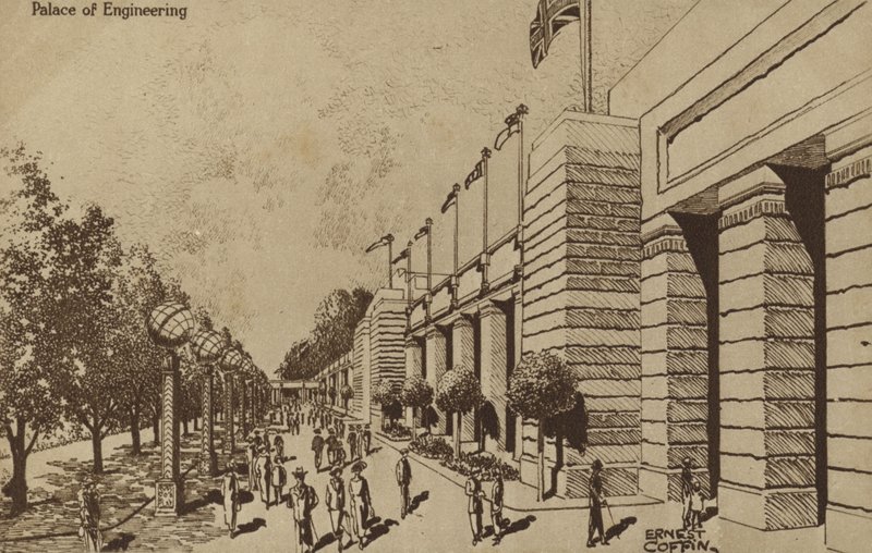 工程宫，大英帝国展，温布利，1924年 作者 欧内斯特·科芬