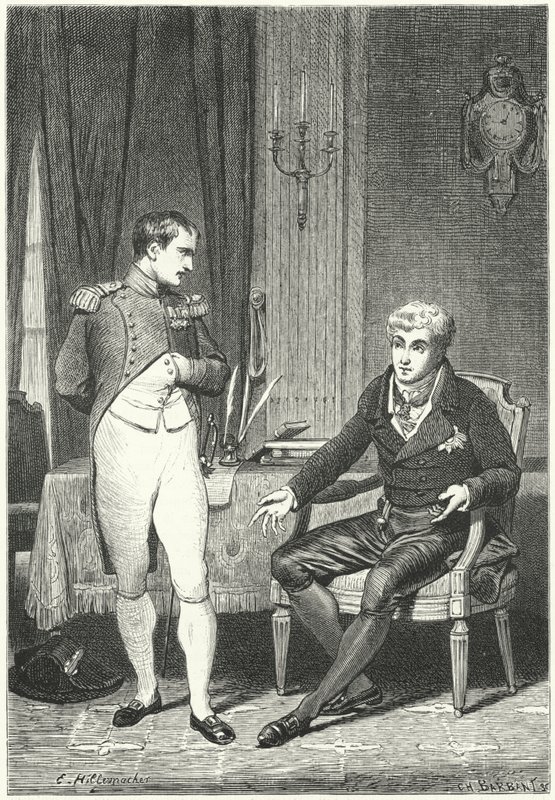 Discussion between Napoleon and Metternich at Dresden 作者 欧内斯特·希勒马赫