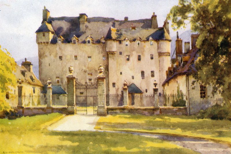 Traquair（彩色光刻） 作者 欧内斯特·威廉·哈斯勒赫斯特