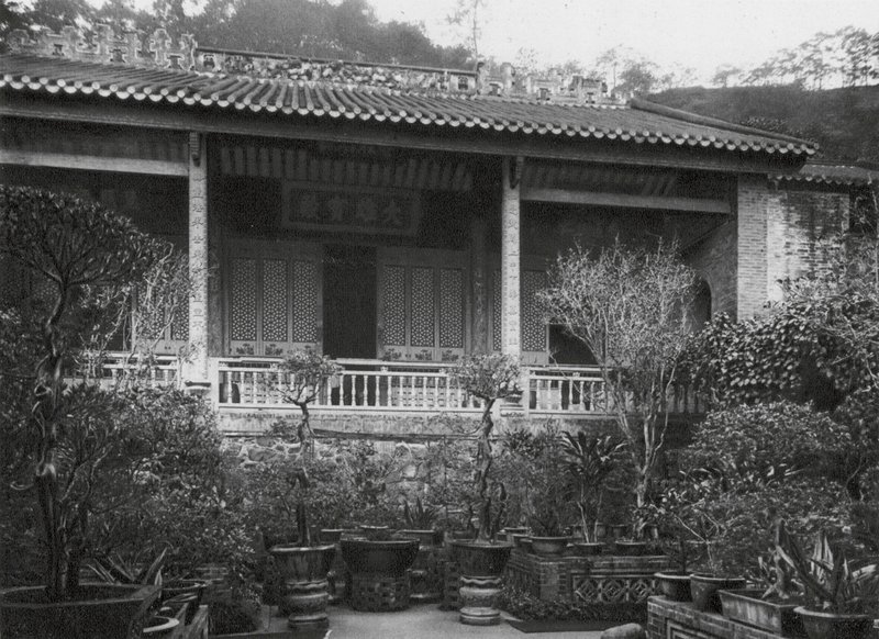 光州，排云山，能仁寺，光东，能仁寺大殿（黑白照片） 作者 恩斯特·波尔施曼