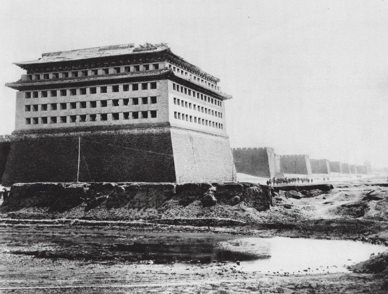 北京，池里，城墙（黑白照片） 作者 恩斯特·波尔施曼