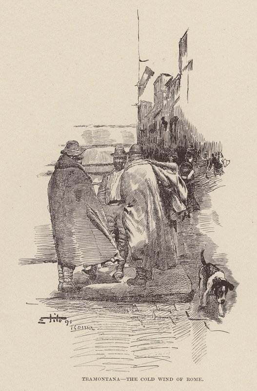 特拉蒙塔纳，罗马的寒风（雕刻） 作者 埃托尔·铁托（Ettore Tito）