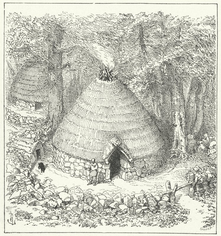 古代Pelasgian小屋 作者 尤金·伊曼纽尔（Eugene Emmanuel）