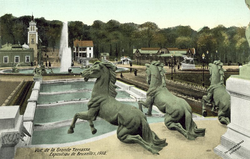 Grand Terrace，布鲁塞尔展览，1910年 作者 欧洲摄影师