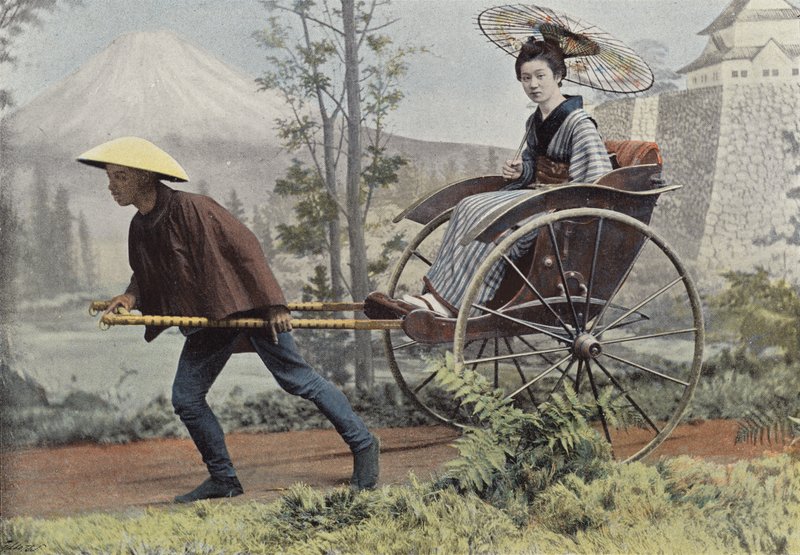 Inrikischa，日本汽车 作者 欧洲摄影师