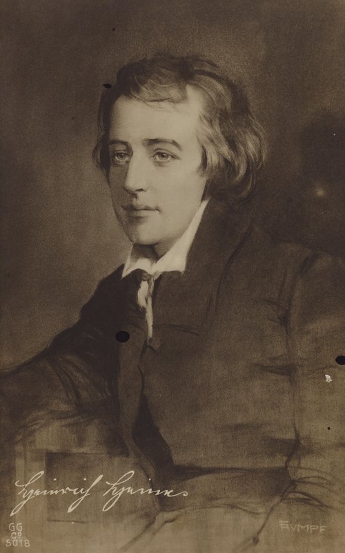 Heinrich Heine，德国诗人和散文家，c1820 作者 欧洲学校