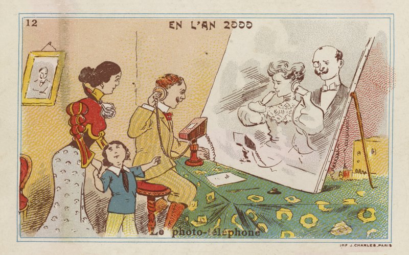 照片电话在2000年 作者 欧洲学校