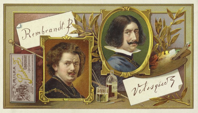 Rembrandt van Rijn和Diego Velasquez 作者 欧洲学校