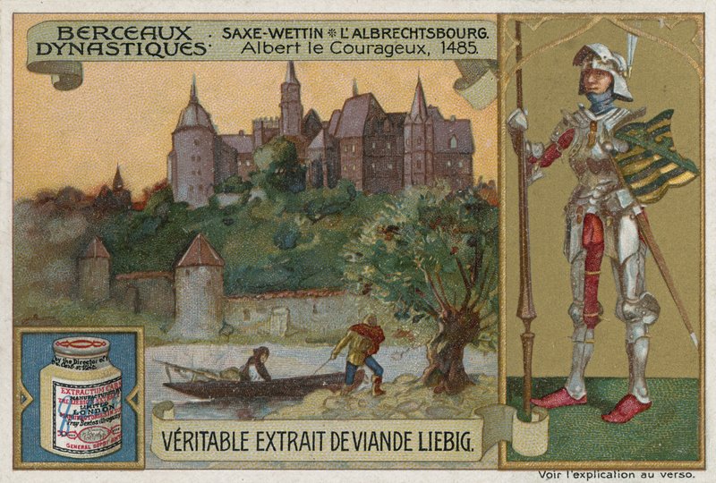 Saxe-Wettin：Albrechtsburg和Albert the Bold，萨克森公爵，1485年 作者 欧洲学校