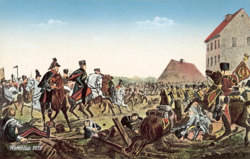 滑铁卢1815年，圣圣让之战 作者 欧洲学校