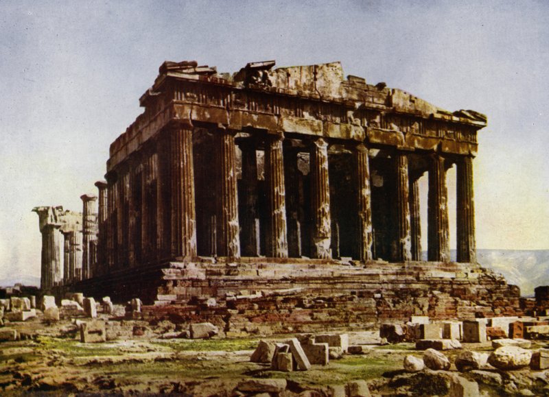 Athens, the Parthenon (photo) 作者 欧洲摄影师