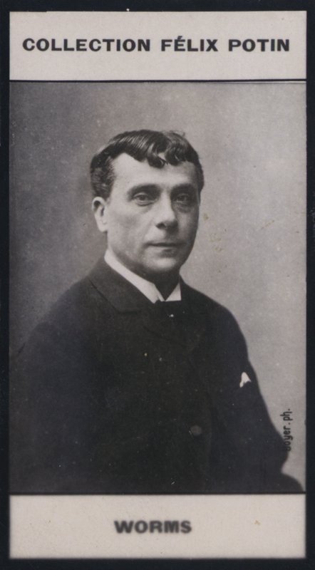 古斯塔夫·沃尔姆斯 (Gustave Worms) (1836)（黑白照片） 作者 欧洲摄影师