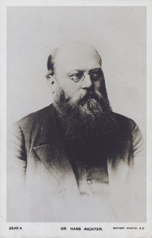 Hans Richter, AustrianHungarian conductor (b/w photo) 作者 欧洲摄影师