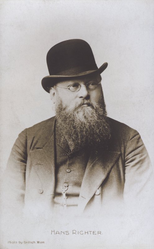 Hans Richter, AustrianHungarian conductor (b/w photo) 作者 欧洲摄影师