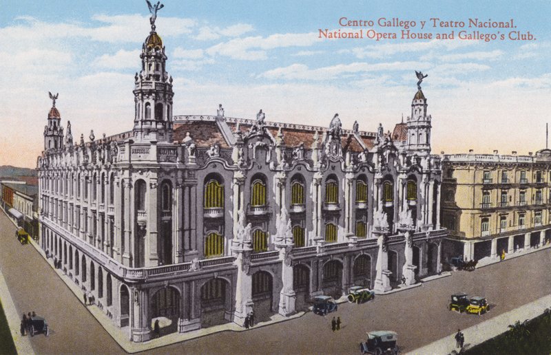 Havana, Cuba: National Opera House and Gallego