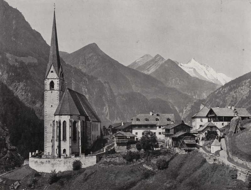 Heiligenblut, Hohe Tauern; 克恩顿州(b/w照片) 作者 欧洲摄影师