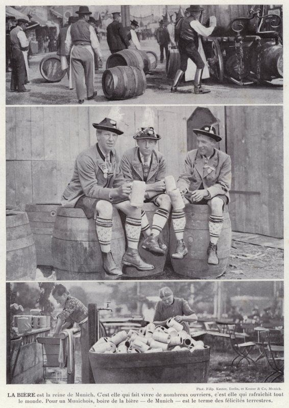 La Biere (b/w photo) 作者 欧洲摄影师