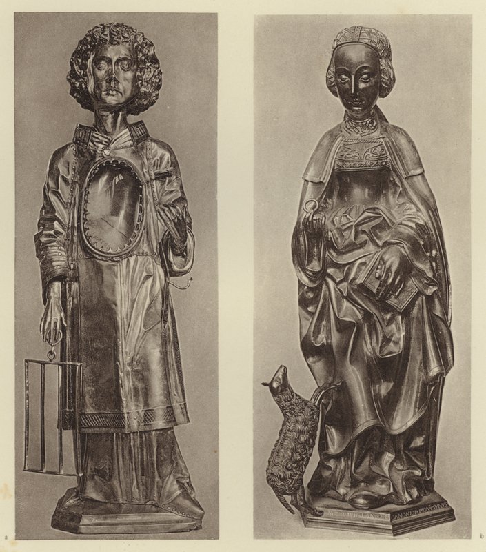 Munster i W, 圣艾格尼丝； 明登，圣劳伦斯（黑白照片） 作者 欧洲摄影师