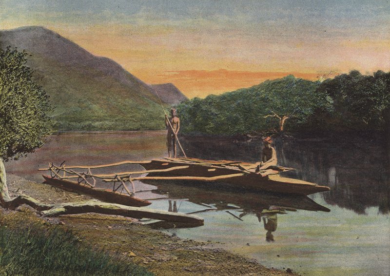 Pirogue De La Riviere De Monio 作者 欧洲摄影师