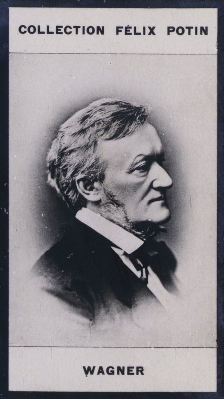 理查德-瓦格纳（1813-1883）（黑白照片）。 作者 欧洲摄影师