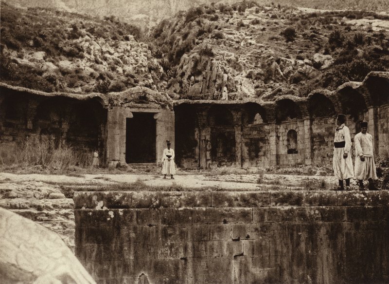 Ruins of a Roman bath in Algeria (b/w photo) 作者 欧洲摄影师