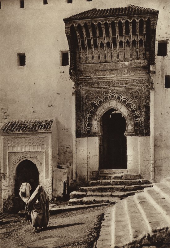 Sale, Rabat, Medersa Gate (b/w photo) 作者 欧洲摄影师