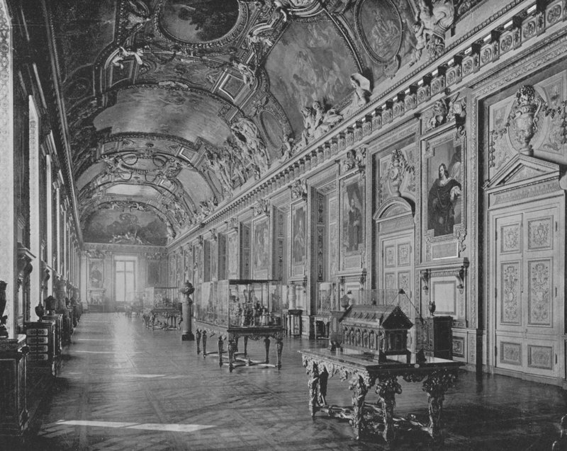 The Gallery of Apollo, Paris (b/w photo) 作者 欧洲摄影师