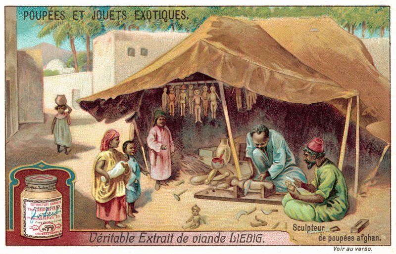 Afghan doll maker (chromolitho) 作者 欧洲学校